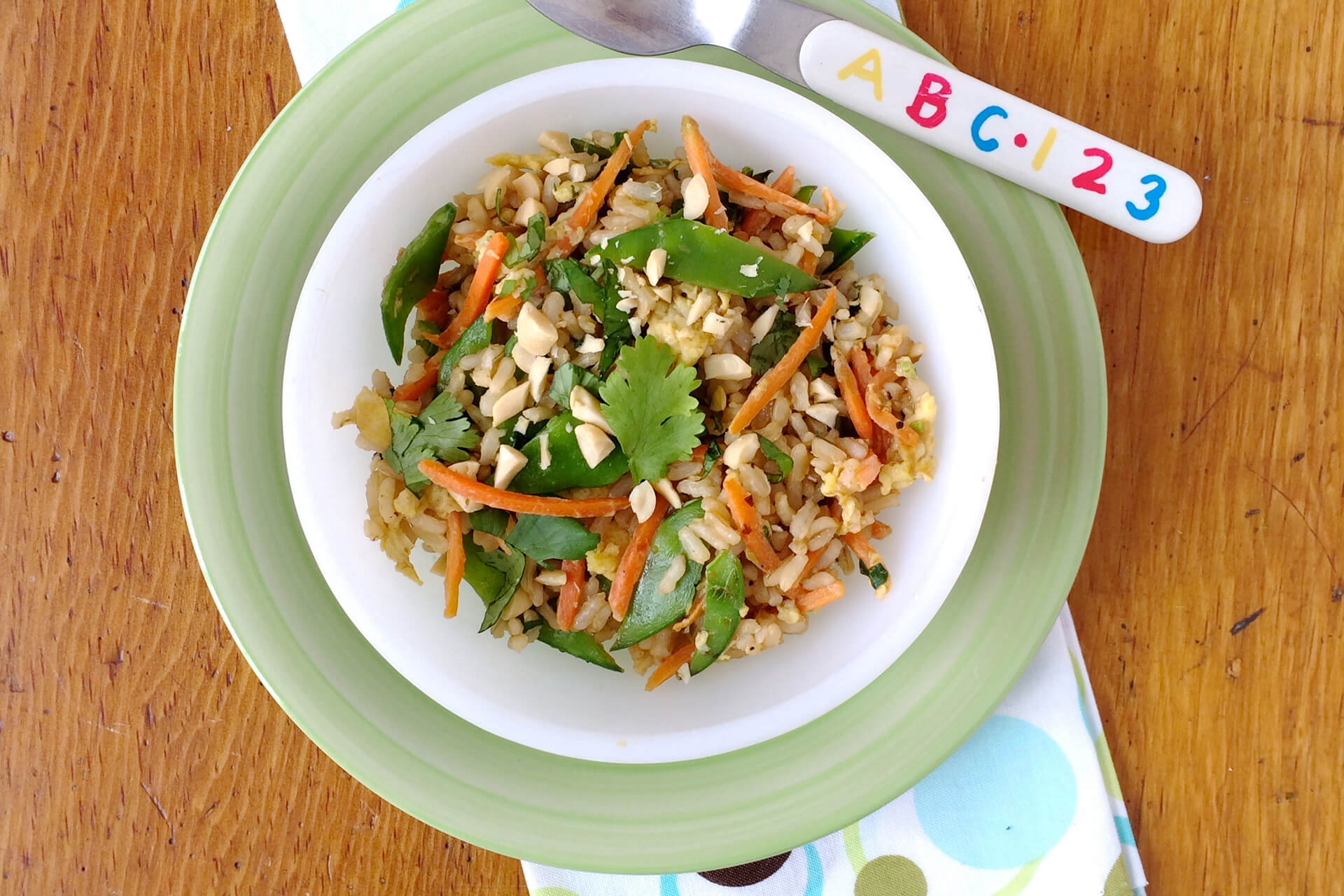 Brown Rice Veggie Bowls Banner