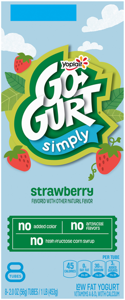 Yoplait Go-Gurt Simply